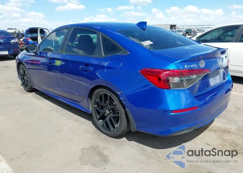 2022 Honda Civic Sport из США, поврежденный, VIN 2HGFE2F56NH555324